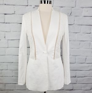 Elie Tahari Bonnie Lace insert blazer